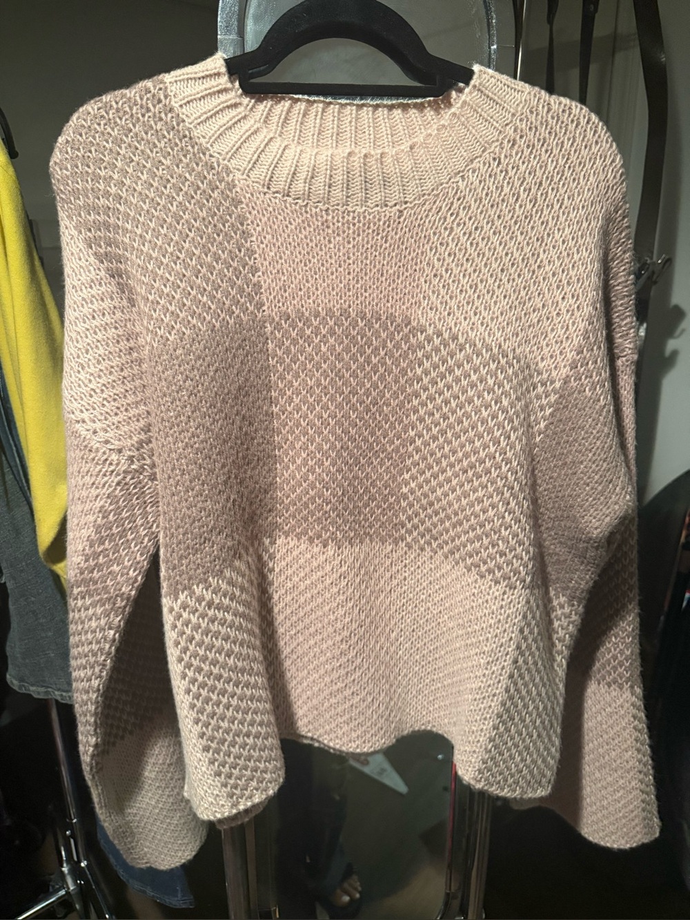 Hem & Thread Taupe Crewneck Sweater